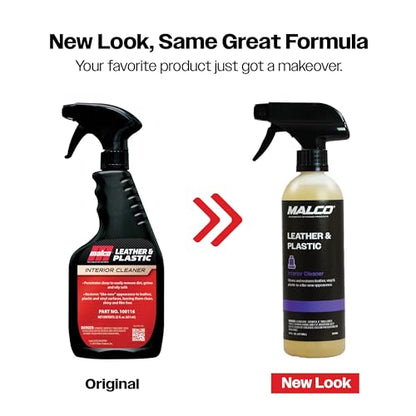 Leather & Plastic Cleaner for Automotive Interior Surfaces (16 Fl Oz (Pack of 1))
