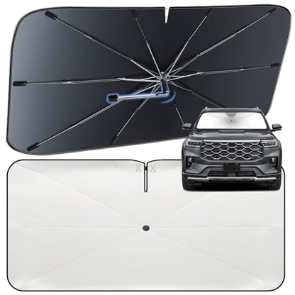 Windshield Sun Shade Umbrella for Ford Explorer 2020 (For Ford Explorer 2020-2026)