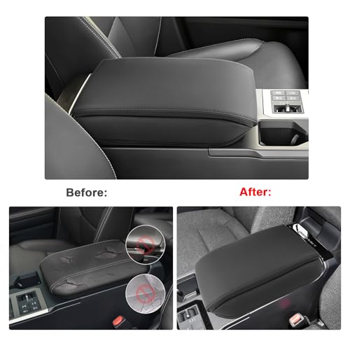 for 2024 2025 2026 Land Cruiser Armrest Cover for Toyota Land Cruiser 2025 2026 Center Console Cover 2024 2025 2026 Land Cruiser Center Console Cover for 2025 2026 Land Cruiser (24 25 26 Land Cruiser Black Line (Pad))