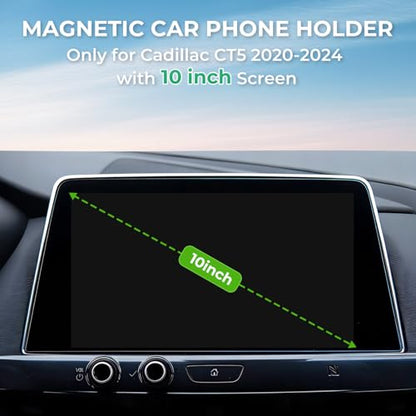 Car Phone Holder for Cadillac CT5 2024 2023 2022 2021 2020 (Fit for 2020-2024 CT5, 10-Inch)