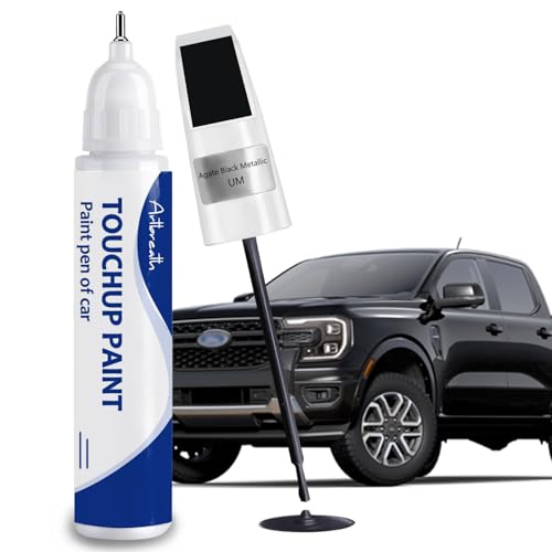 Agate Black Metallic UM Touch Up Paint for Ford OEM Color Match (Agate Black Metallic(UM))