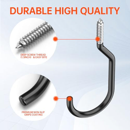 8 Pack Heavy Duty Bike Hook (8-Piece)