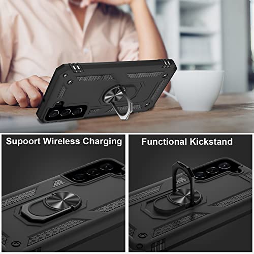 for Galaxy S22 Plus Case (Galaxy S22 Plus (Medium 6.6") / Black)