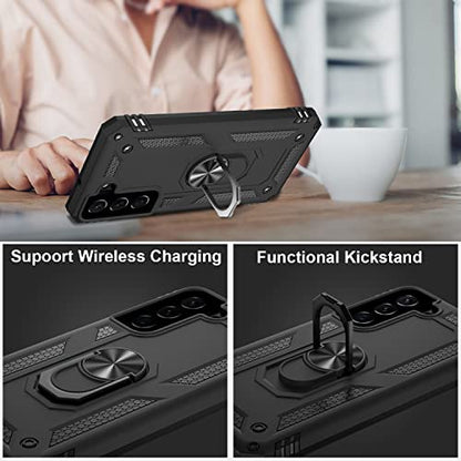for Galaxy S22 Plus Case (Galaxy S22 Plus (Medium 6.6") / Black)