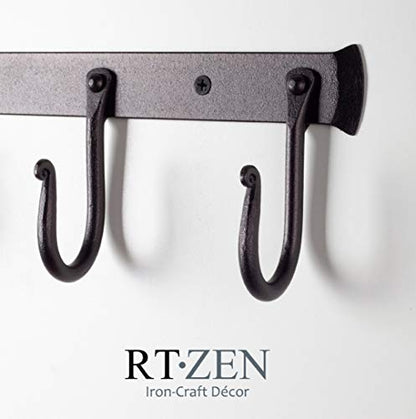 Classic Farmhouse Wall Mount Multi (J-Hook Rack of 3)