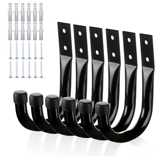 Metal Wall Hooks for Hanging Heavy Duty (3.5''-6pcs)