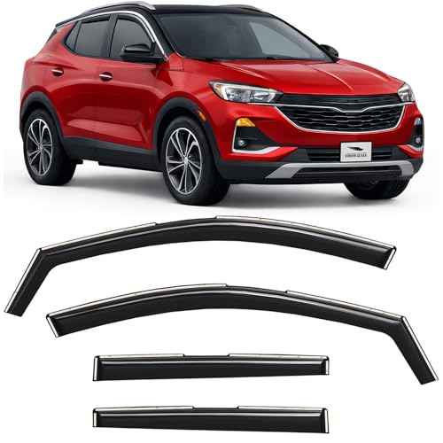 in Channel Extra Durable Rain Guards for Buick Encore GX 2020 (For Encore GX 20-26)