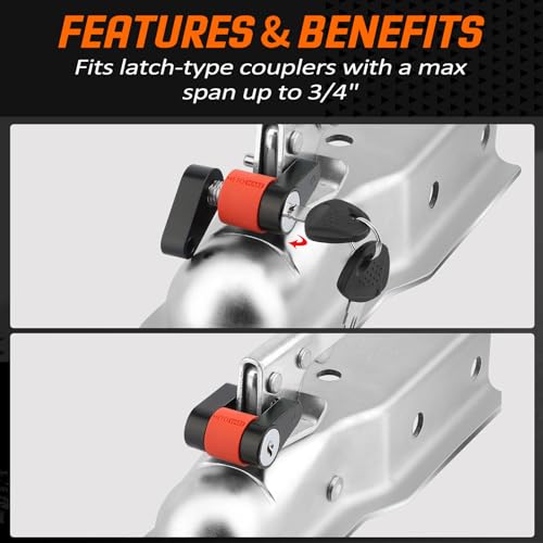 Trailer Coupler Lock 1 (1pack)