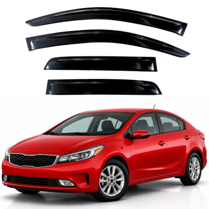 Rain Guards Window Visors for 2014 (2014–2018 Forte Sedan)