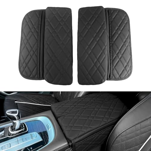 Leather Center Console Cover for BMW 2019 (B-Black)