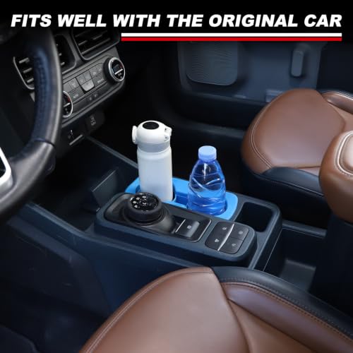 Center Console Cup Holder Insert for Ford Maverick 2022 (Blue)