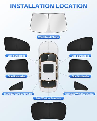 Sunshades for Ford Edge 2015 (Ford Edge 2015-2024)