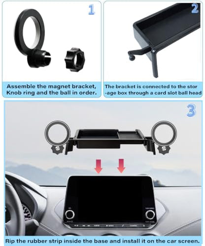 Car Phone Holder for Nissan Rogue 2021 (for Rogue 2021-2026/Sentra/Altima 20-25(8" Screen))