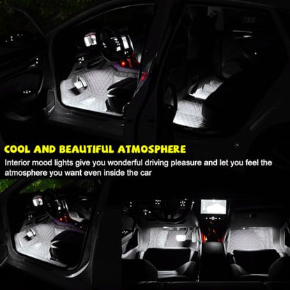 Car LED Strip Light (White / 48 LED, USB Port)