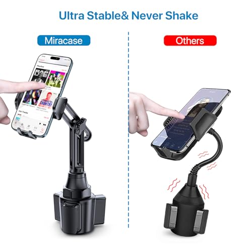 2025 Upgraded Universal Cup Phone Holder for Car (Dark Gray)