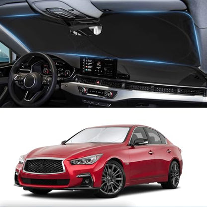 Custom Fit Infiniti Q50 Windshield Sunshade for 2014 (Fit Infiniti Q50 2014-2025)