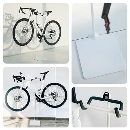 Carbon Steel Bike Stand (White / Large)