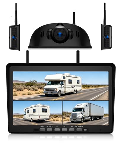 3 Wireless Backup Camera (10.1"-3 Cam)