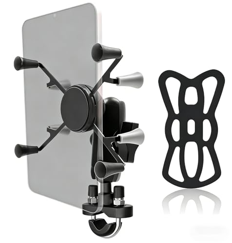 Tablet Mount Holder with U (U-bolt Base for Rails 0.5'' to 1.25'' in Diameter)