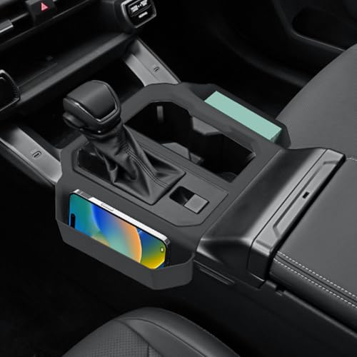 ABS Center Console Organizer for Toyota RAV4 2026 Hanging Storage Box Interior auto Accessories Black (26RAV4 C-BOX)