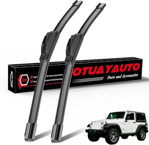 15"+15" Windshield Wiper Blades Replacement for Jeep Wrangler 2007 (15"+15")