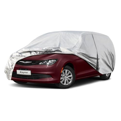 6 Layers Waterproof Car Cover for Chrysler Voyager (LM-Silver / 21. Custom Fit Chrysler Voyager/Pacifica)