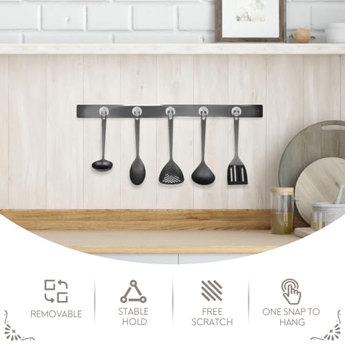 Magnetic Hooks Steel Tube Design for Cruise (Silver / 130lb Magnetic Hooks)