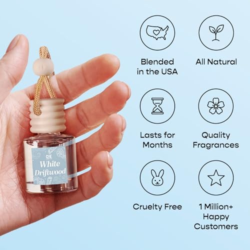 CANDECraftCo 2 Pack Hanging Car Air Freshener Diffuser for Essential Oils
