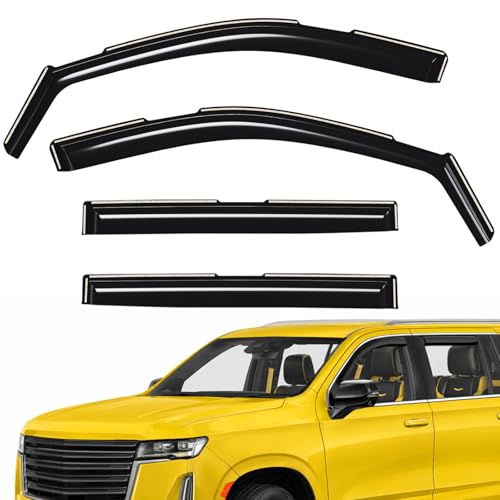 Extra Durable Window Deflectors in (For Cadillac Escalade ESV 21-26)