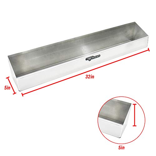 443 Oil Shelf 12 Quart Bottle Holder Storage Organizer Caddy 32" (Silver)