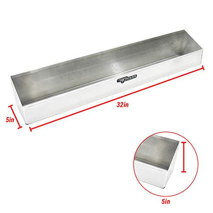 443 Oil Shelf 12 Quart Bottle Holder Storage Organizer Caddy 32" (Silver)