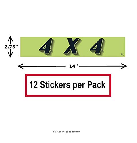 Ez line Vinyl Windshield Stickers 3 Dozen 15 Inch Chartreuse Slogan Dealership Pro Pack for Car Lots (EZ115-Pack9)