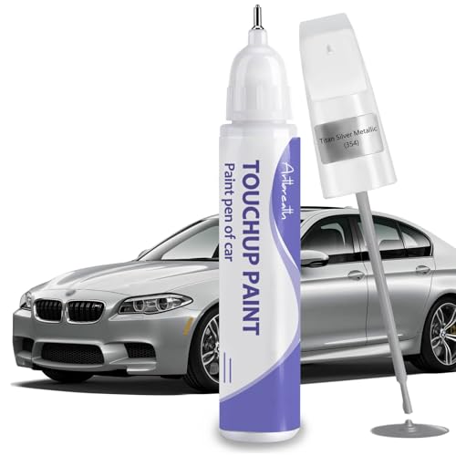 Titan Silver 354 Touch Up Paint for BMW OEM Color Match Car Paint Pen (Titan Silver (354))