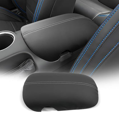 for Ford Mustang 2024 (Mustang 2024-2026 Thin Black Leather White Line)