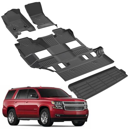 for Chevy Tahoe & GMC Yukon Floor Mats Denali (57)For Tahoe / Yukon 2015-2020 Set)