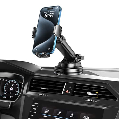 Dash Mounted Phone Holders for Your Car Dash Phone Mount for Car Dashboard Air Vent Multi (Wood Black)