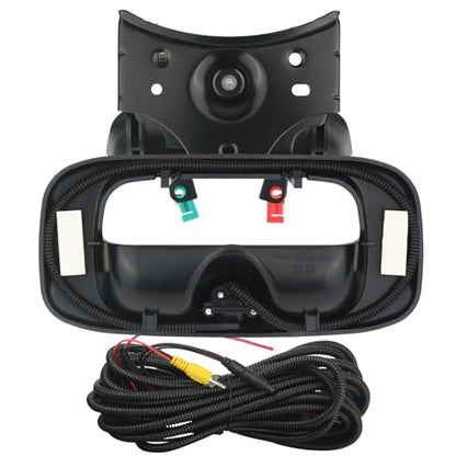 Backup Camera Tailgate Handle Rear View Camera Liftgate Latch Handle Compatible with 1999 (1999-2007 Black)