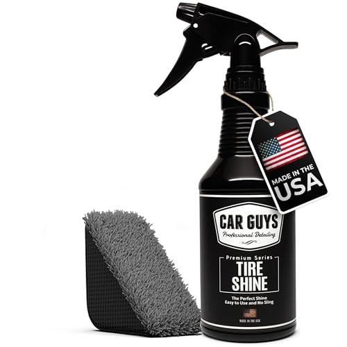 CAR GUYS Tire Shine Spray (18 Oz Kit (W/ Applicator))