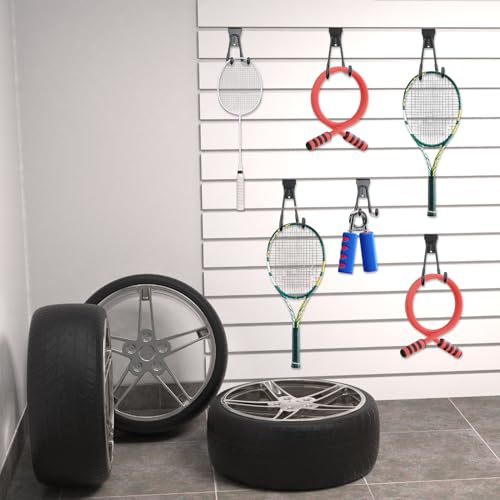 36 Pcs Slatwall Hooks & Hangers (Black)
