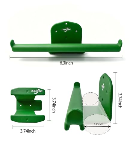 Backpack Blower Rack with Tube Hook (Green 1 Pack)