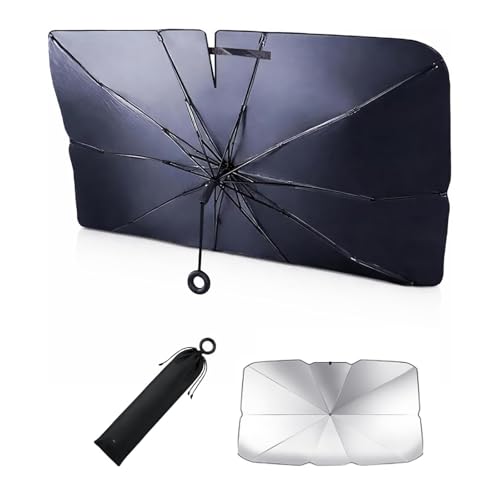 Car Windshield Sun Shade Umbrella with Pull Cord for Tesla Model Juniper Y & 3 2017 (for Tesla)
