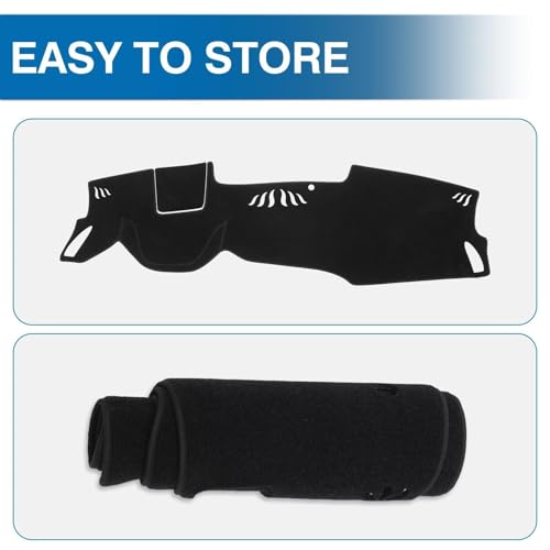 Black Dash Cover for Hyundai Sonata 2020 (Sonata 20-23(black))