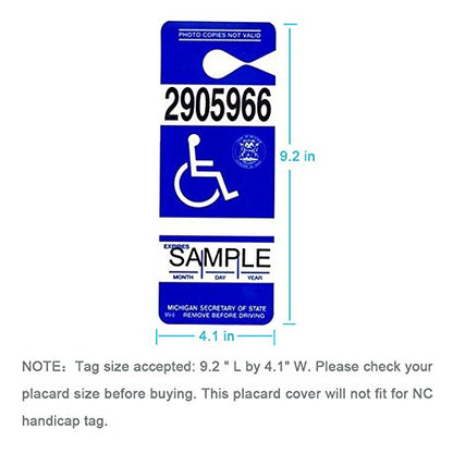 Handicap Placard Holder (small)
