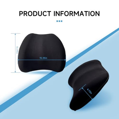 Really Plush Lumbar Support Pillow for Car Seat (Backsaver-seven)