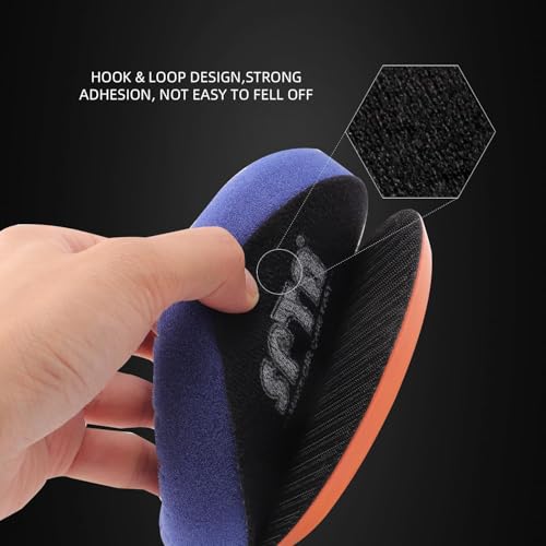 PRO Buffing Polishing Pads (5 Inch (125mm) / 3Pcs 5 Inch Buffing Sponge Pads)