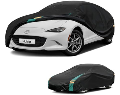 Small Car Cover Waterproof All Weather for Coupe (One-green / 1 Fit Sedan/Coupe-Length (Up To 165"))