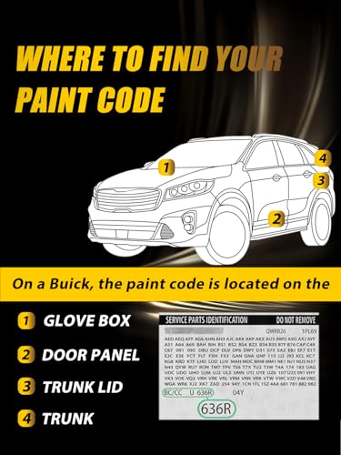 Touch Up Paint for Buick Summit White (For Buick / Summit White(GAZ/WA8624)for Envision/Enclave/Encore GX/Envista)