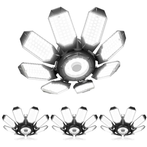 Garage Lights w (8+1 Panels - 4 Pack)