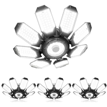 Garage Lights w (8+1 Panels - 4 Pack)