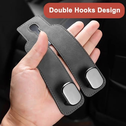 Car Headrest Hooks (Gray)